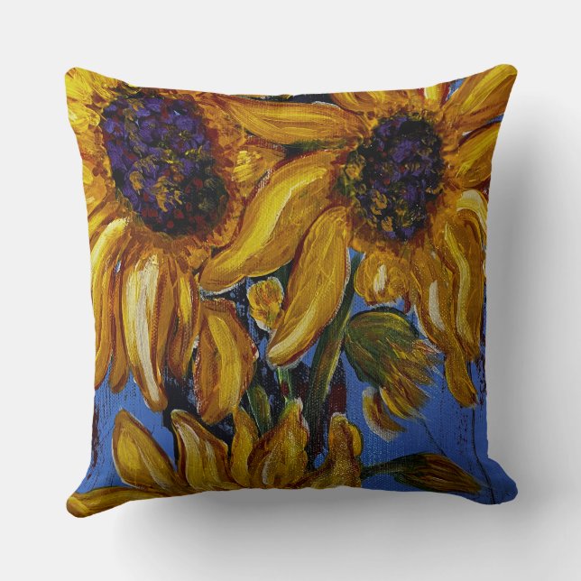 Lance du tournesol oreiller (Verso)
