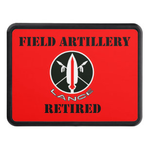 Lance Missile Field Artillery Retired Trailer Hitch Cover