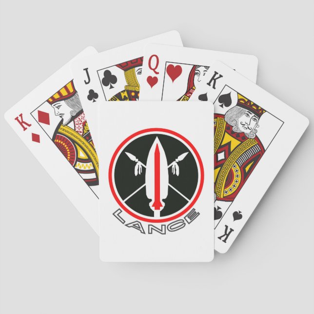 Lance Missile Playing cards (Back)