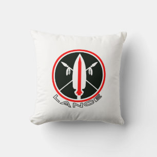 Lance Missile Throw Pillow