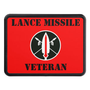 Lance Missile Veteran Trailer Hitch Cover