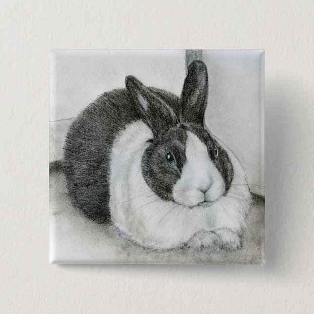 Lancelot 2 Inch Square Button (Front)