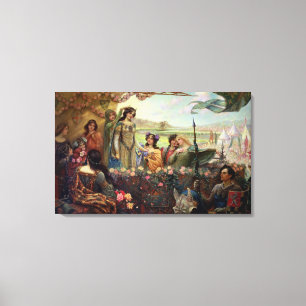 Lancelot and Guinevere Canvas Print