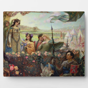 Lancelot and Guinevere Plaque