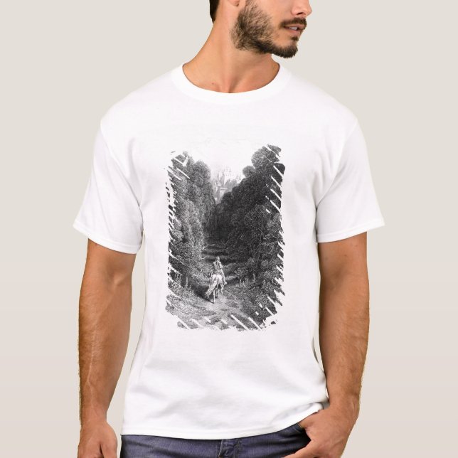 Lancelot approaches the Castle at Astolat T-Shirt (Front)