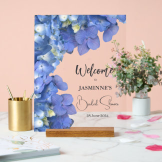 Lancement de Baby Shower avec Hydrangeas Bleus