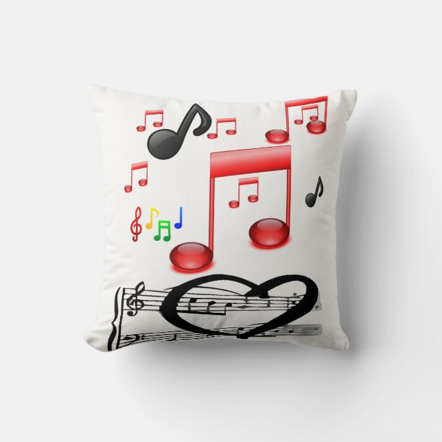 Lancer de la musique oreiller (Recto)