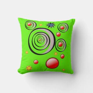 lancer le coussin décore abstrait