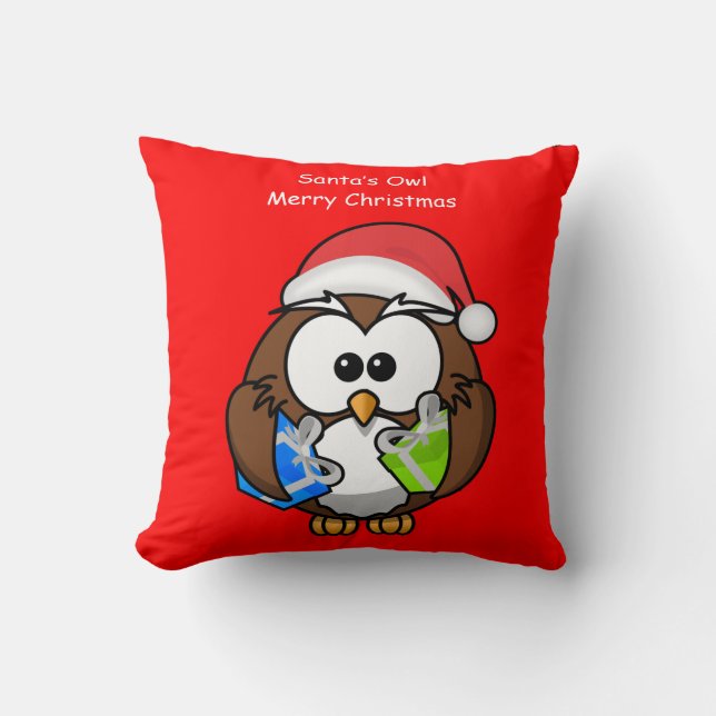 lancer oreiller décore pingouin noël (Recto)
