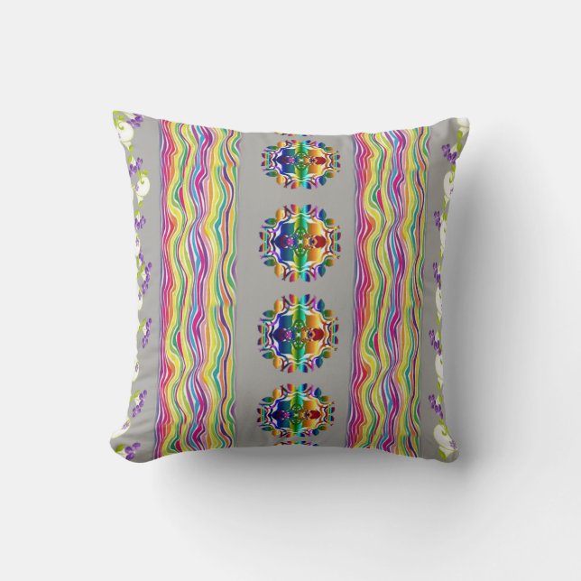 lancer oreiller Floral (Recto)