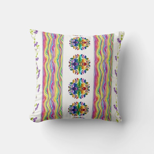 lancer oreiller Floral (Recto)