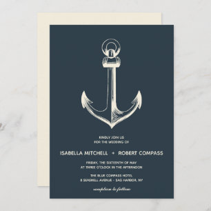 L'Ancre bleue FAIRE-PART DE MARIAGE