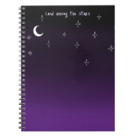 ‘Land among the stars’ Purple Night Sky