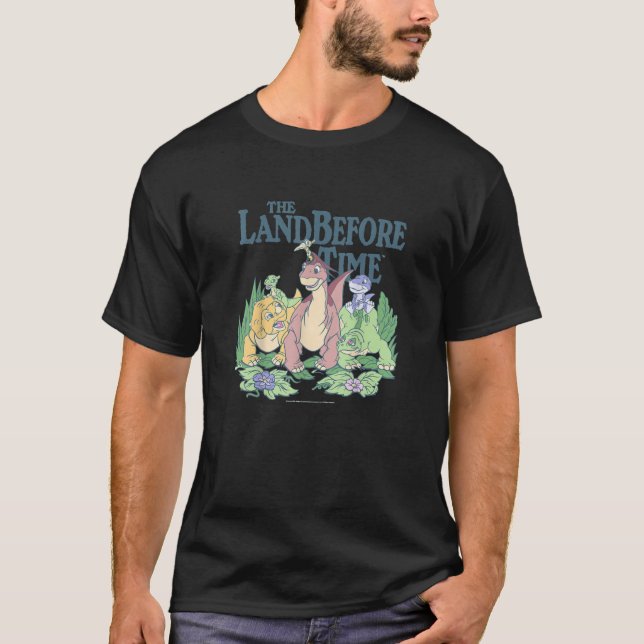 Land Before Time Pastel Dinosaur Friends  Classic  T-Shirt (Front)