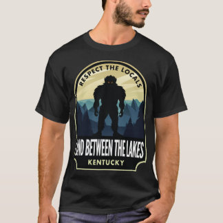 Land Between the Lakes Kentucky Bigfoot Sasquatch  T-Shirt
