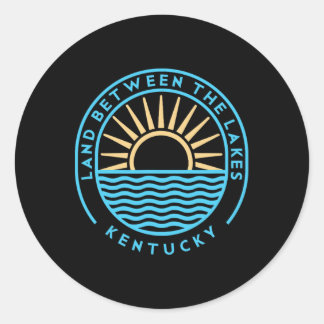 Land Between The Lakes Kentucky Outdoors Vintage Classic Round Sticker