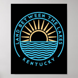 Land Between The Lakes Kentucky Outdoors Vintage  Poster