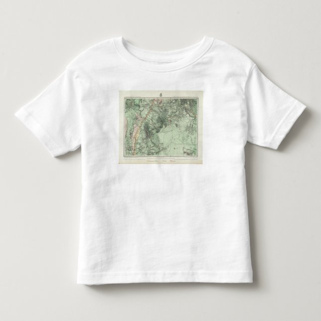Land Classification Map of Central New Mexico Toddler T-shirt (Front)