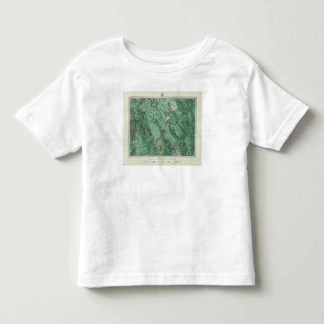 Land Classification Map of Idaho Toddler T-shirt (Front)