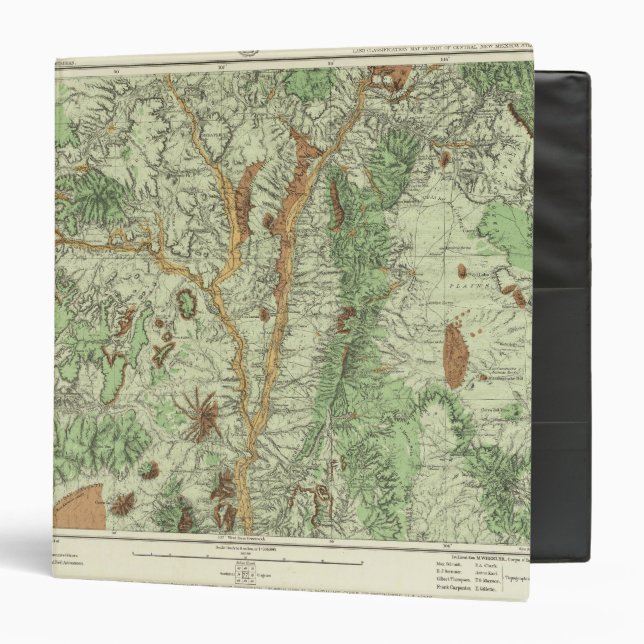 Land Classification Map of New Mexico 2 Binder (Front/Inside)