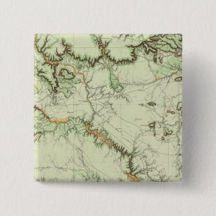 Land Classification Map of New Mexico 2 Inch Square Button