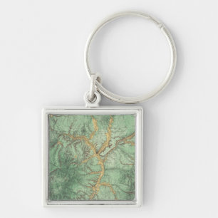 Land Classification Map of New Mexico 2 Keychain