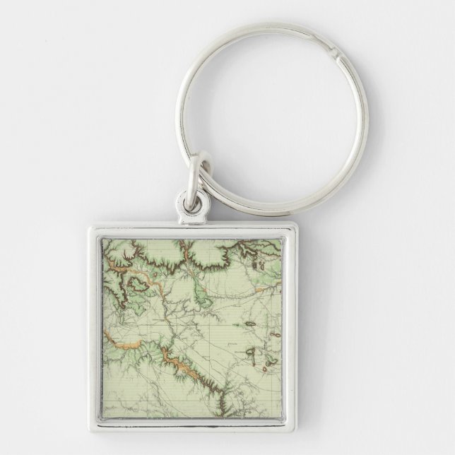 Land Classification Map of New Mexico Keychain (Front)