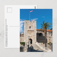 Land Gate in Korcula town - Dalmatia, Croatia