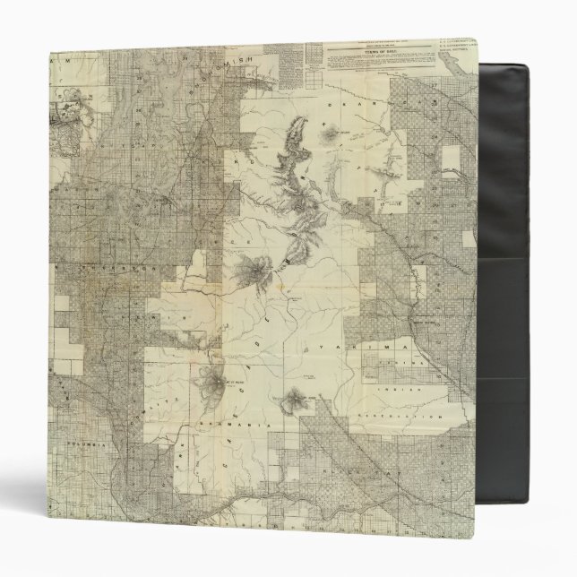 Land grant Washington and Oregon Binder (Front/Inside)