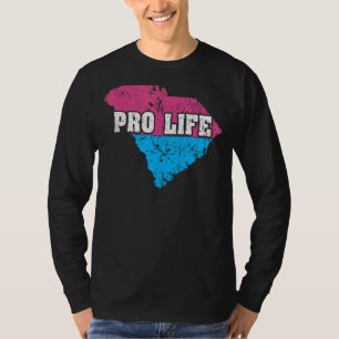 Land Map Us State South Carolina Abortion Choose P T-Shirt