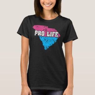 Land Map Us State South Carolina Abortion Choose P T-Shirt