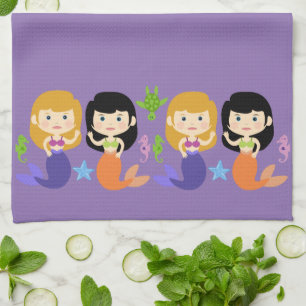 Land-o-Mermaids Kitchen Towel