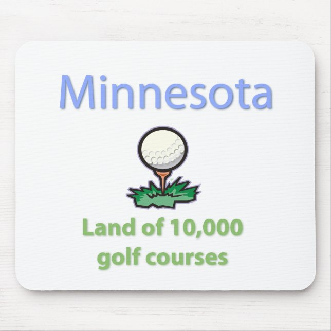 Land of 10,000 Golf Courses Mouse Pad (Front)