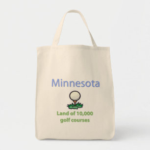 Land of 10,000 Golf Courses Tote Bag