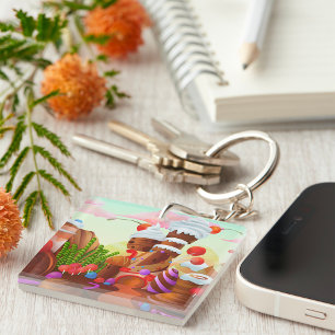 Land Of Chocolate Keychain