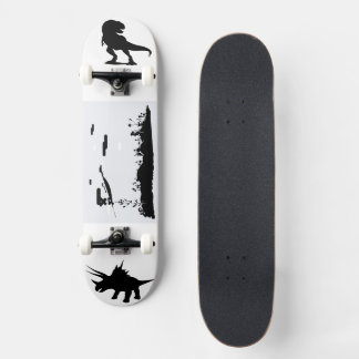 Land of Dinosaurs shadow graphic image Skateboard