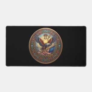 "LAND OF LIBERTY EAGLE 250" Medallion Desk Mat