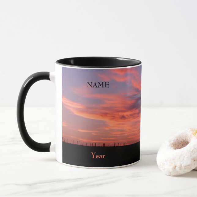 Land of Living Skies Coffee Mug (With Donut)