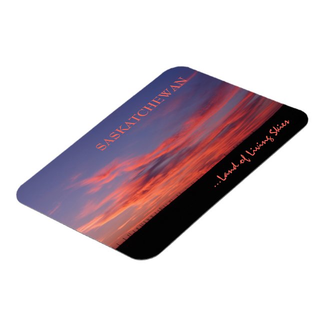 Land of Living Skies Photo Magnet (Left Side)