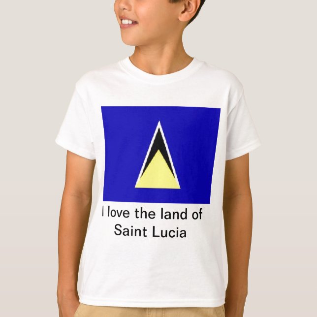 Land Of saint lucia T-Shirt (Front)