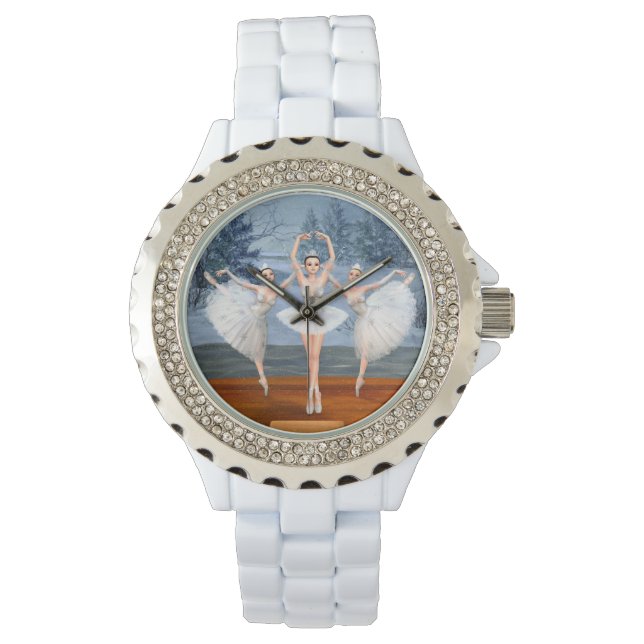 Land of Snow Dancing Ballerinas Watch (Front)