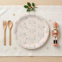 Land of Sweets Pine Tree Snowflake Peach Mint
