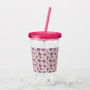 Land of the Free, 250 Years of Freedom Acrylic Tumbler