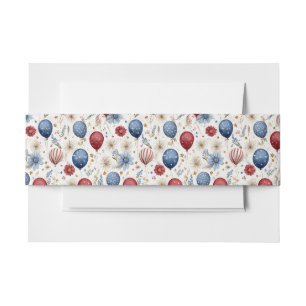Land of the Free, 250 Years of Freedom Invitation Belly Band
