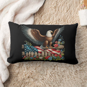 Land of the Free, 250 Years of Freedom Lumbar Pillow