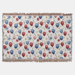 Land of the Free, 250 Years of Freedom Throw Blanket