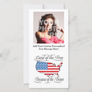 Land of the Free because of the Brave Patriotic US