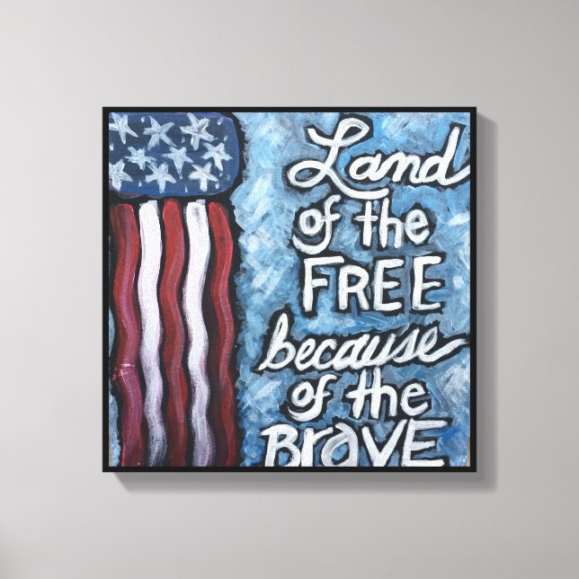 Land of the Free Canvas (Front)