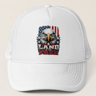 Land of the Free – Eagle Patriotic Cap