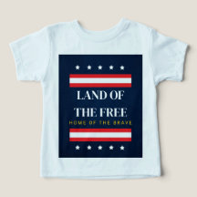 Land of the Free Home of the Brave 4th of July